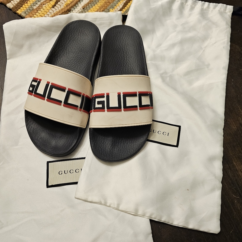 Gucci pool slides